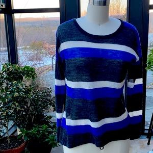 Joie blue striped sweater